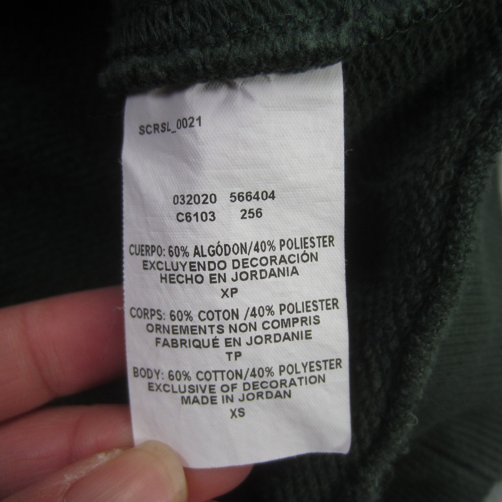 Baylor Bears Hoodie XS Green Sic‎ Em Bears Graphic Champion Sweatshirt NCAA - Picture 13 of 14
